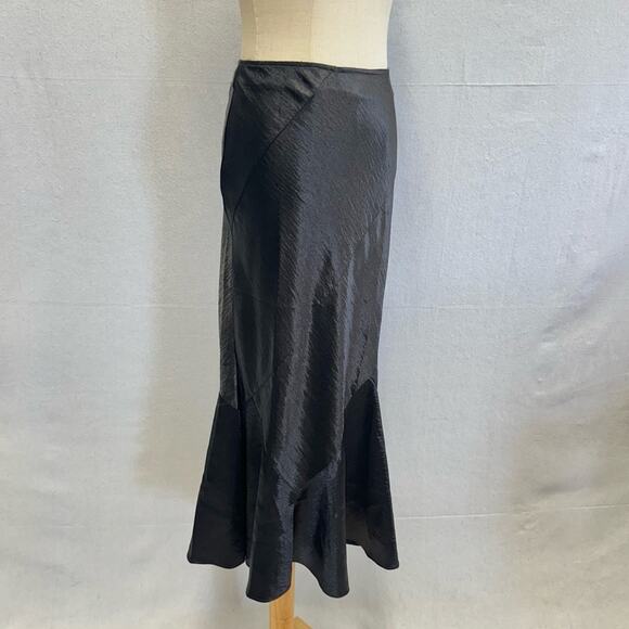 Avec Les Filles Mermaid Maxi Skirt Bias Cut Size 8 New with Tags Textured Satin - Picture 16 of 16